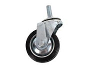 Колесо d-75мм черное штырь М12 (50 кг)