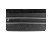 Выгонка для разглаживания пленки черная мягкая 13х7см