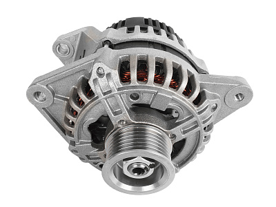 Генератор ГАЗ-3302, УАЗ дв.УМЗ-4216, EvoTech 2.7 14В 120А поликлиновой, двупиновый разъем ELTRA