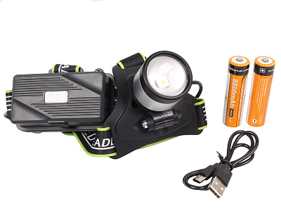 Фонарь налобный светодиодный АКБ 8111 1 режим