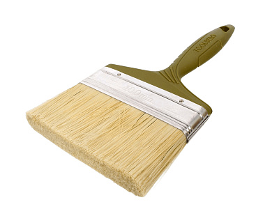 Кисть плоская Микс-Стандарт пластиковая ручка 100мм