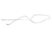 Трубка тормозная от главного цилиндра к регулятору задняя правая LADA Ларгус без АБС ДВС К4М (Рено)