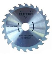Диск пильный ELITECH 185х20ммх2.0мм 36Т дерево