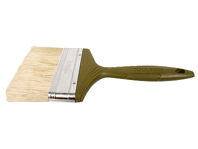 Кисть плоская Микс-Стандарт пластиковая ручка 100мм