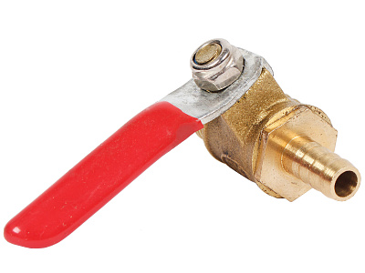 Кран шаровый М1/4 - штуцер под шланг 6мм ANROKEY