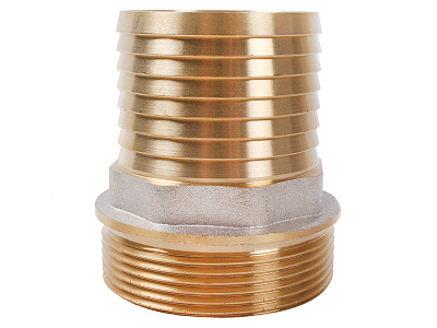 Штуцер наружная резьба елочка 2 дюйма 50мм TST