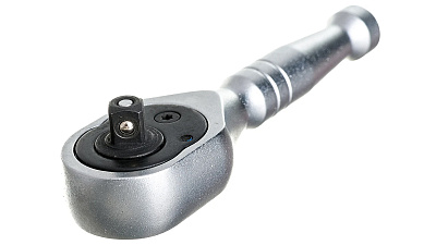 Трещотка AV Steel 1/4 укороченная 95 мм (72 зубца)