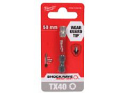 Бита Milwaukee SHOCKWAVE 1/4 torx TX40 50 мм (1 штука)