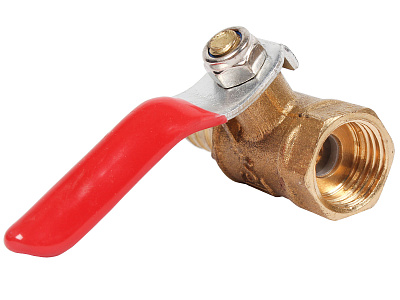 Кран шаровый F1/4 - штуцер под шланг 10мм ANROKEY