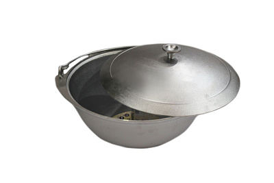 Казан для плова 4.5 л. с крышкой алюминий