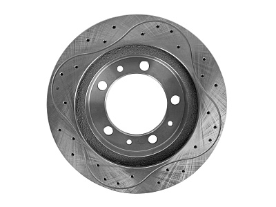 Диск тормозной УАЗ-3160, Хантер, Патриот перфорированный 1 штука TR 3501077