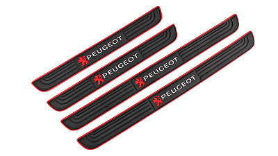Накладки на пороги Пежо комплект 4 штуки
