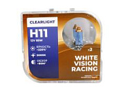 Набор ламп 12V 85W H11 Clearlight Whitevision Racing 2шт комплект MLH11WVR