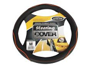 Оплетка на руль M 37-39см экокожа AL-042