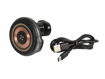 Держатель телефона в воздуховод с беспроводной зарядкой