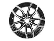 Диск колеса R15 литой черный комплект КиК