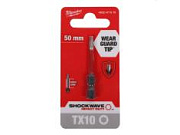 Бита Milwaukee SHOCKWAVE 1/4 torx TX10 50 мм (1 штука)