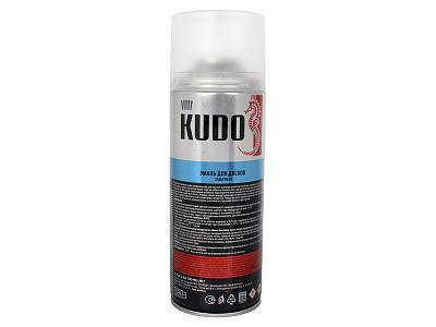 Эмаль KUDO для дисков светло-серая 520мл