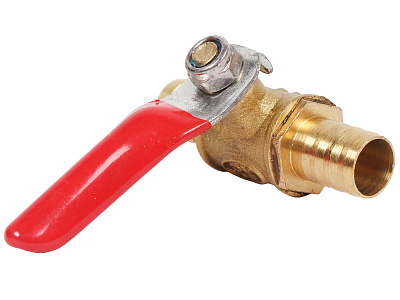 Кран шаровый штуцер  - штуцер под шланг 10мм ANROKEY