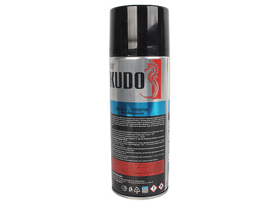 Эмаль KUDO для суппортов черная 520мл