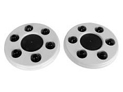 Колпак колеса ГАЗ-3302, ГАЗель Next переднего пластик (белый) 2 штуки комплект ТТ МК-КЛ-ГК-20