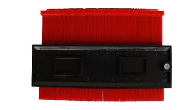 Шаблон для копирования профиля 120мм красный