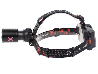 Фонарь налобный светодиодный АКБ 8107 1 режим