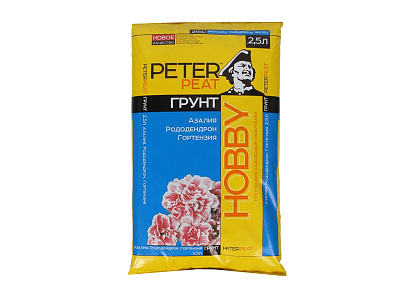 Грунт PETER PEAT Азалия, Рододендрон, Гортензия линия ХОББИ 2,5л