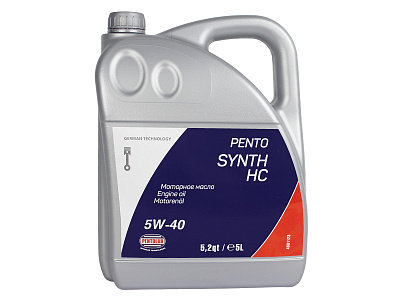 Масло моторное PENTOLUB Pentosynth HC 5W40 5л