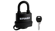 Замок навесной FUARO PL-WEATHER-3640 Black 3 ключа блистер