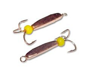 Мормышка Grifon Чёрт треугольный с ушком 3238 Cu 3.8mm 3238-C