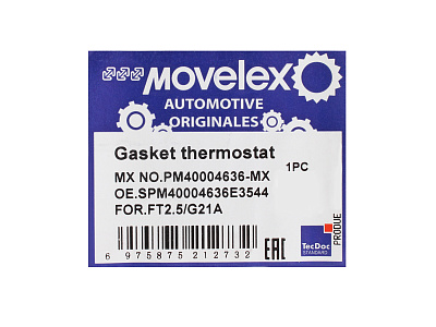 Прокладка ГАЗель Next, NN дв.G21A корпуса термостата MOVELEX PM40004636-MX