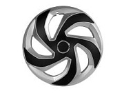 Колпак колеса R-15 декор РЕКС РИНГ МИКС черный комплект