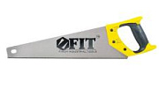 Ножовка по дереву FIT Профи 350 мм мелкий каленый зуб 11 ТPI