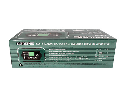 Зарядное устройство автоматическое импульсное для свинцово-кислотных аккумуляторов CARLINE CA-5A
