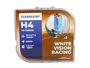 Набор ламп 12V 85/95W H4 Clearlight Whitevision Racing 2шт комплект MLH4WVR
