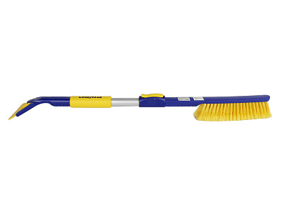 Щетка для снега телескопичеcкая со съемным скребком 78-100 см WB-10 Goodyear