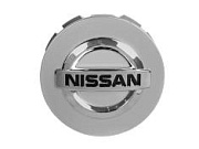 Заглушка литого диска NISSAN серый хром 64-70