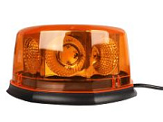 Маячок проблесковый 12-24V на магните светодиодный оранжевый плоский Е-20-820