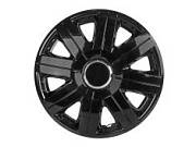 Колпак колеса R-14 декор КОСМОС РИНГ черный комплект