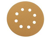 Круг абразивный d=125мм Р240 8 отверстий GOLD LINE HOLEX