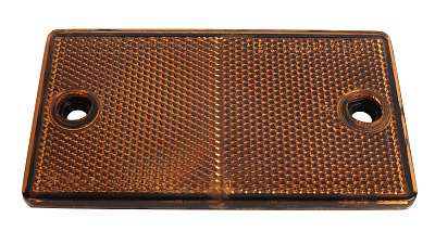 Катафот габаритный 65х115 мм оранжевый РУДЕНСК