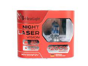 Набор ламп 12V 55W H7 Night Laser Vision +200% 2 штуки комплект Clearlight MLH7NLV200