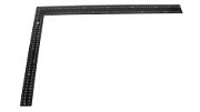 Уголок строительный черный 600мм