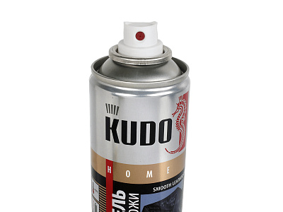 Краска KUDO для кожи коричневая 400мл