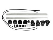 Багажная система LUX SCOUT для а/м с интегрированными рейлингами универсальная с серебристыми дугами 110 см