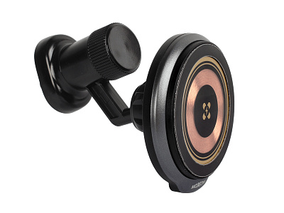 Держатель телефона в воздуховод с беспроводной зарядкой