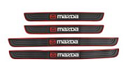 Накладки на пороги Мазда комплект 4 штуки