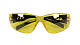 Очки защитные с дужками желтые 12215