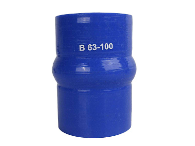 Патрубок d=63мм 100мм демпферный гофрированный B63-100